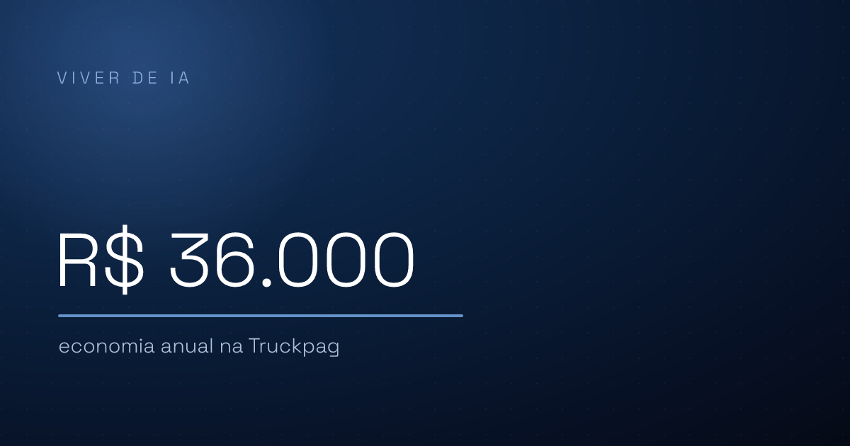 IA na logística: R$ 36 mil por ano que a maioria das transportadoras deixa na mesa