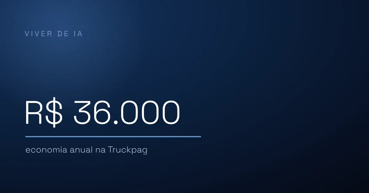 IA na logística: R$ 36 mil por ano que a maioria das transportadoras deixa na mesa