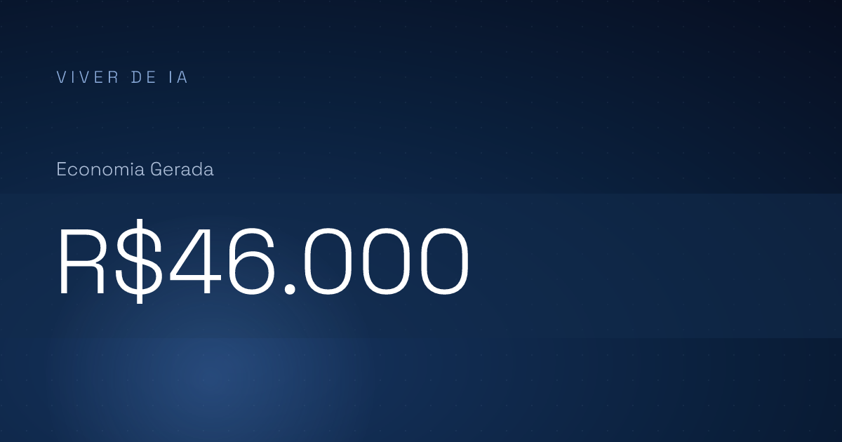 IA em planilha: as horas que ninguém contabiliza